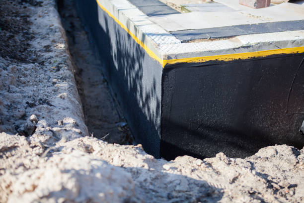 Professional Waterproofing technician working in Shrewsbury, NJ
